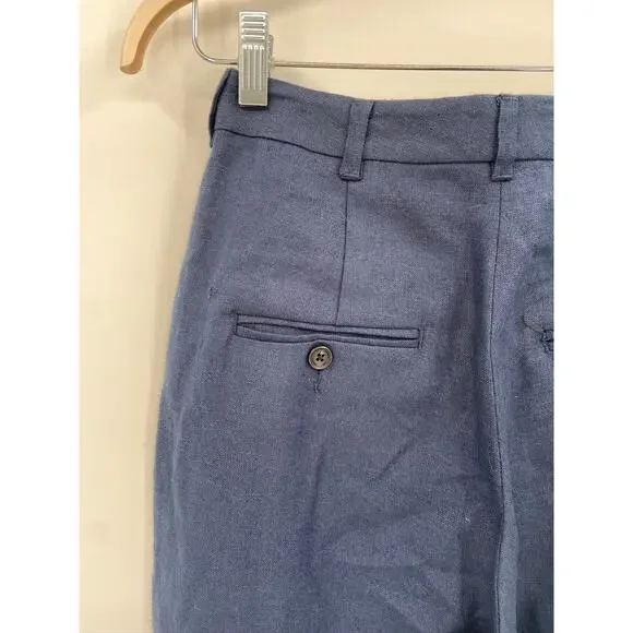 Puppets and Puppets Navy Blue Black Teapot Wide Leg Skant Trouser Pant 4 NWT - Picture 8 of 11